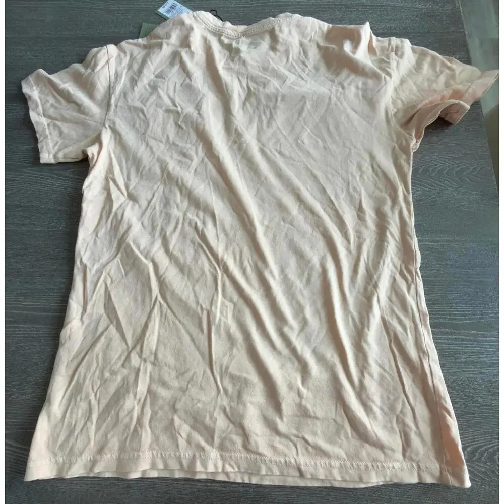 Goodfellow & Co Peach Orange Crew Neck T-Shirt Men Size Small - Picture 2 of 2